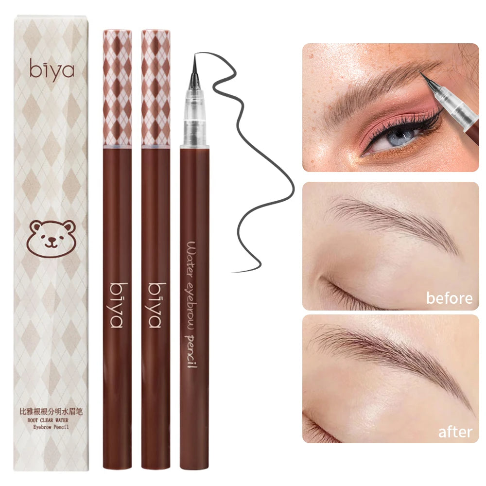 Ultra-fine Eyebrow Pencil Outline Shadow Lying Silkworm Eyeliner Waterproof Non-smudge Lasting Colorfast Liquid Eyebrow Pencil