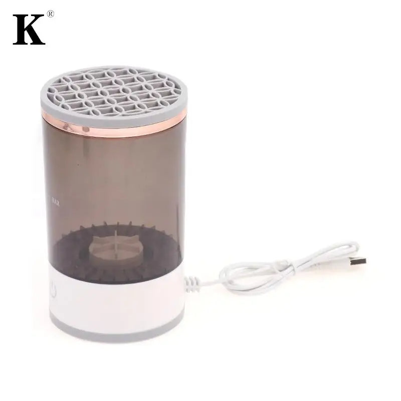 Automatic Electric Makeup Brush Cleaner Rechargeable Lazy Cleaning Brush Washer Quick Dry Tool