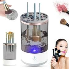 Automatic Electric Makeup Brush Cleaner Rechargeable Lazy Cleaning Brush Washer Quick Dry Tool