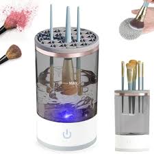 Automatic Electric Makeup Brush Cleaner Rechargeable Lazy Cleaning Brush Washer Quick Dry Tool